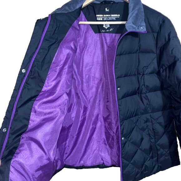 Free Country Power Down Series Women’s Lg Puffer Coat Down Clusters & Waterfowl - Picture 3 of 11